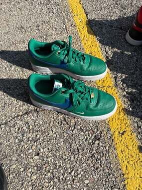 Nike Air Force 1 '07 LV8 40th Anniversary Malachite Blue Jay (DQ7658-300)